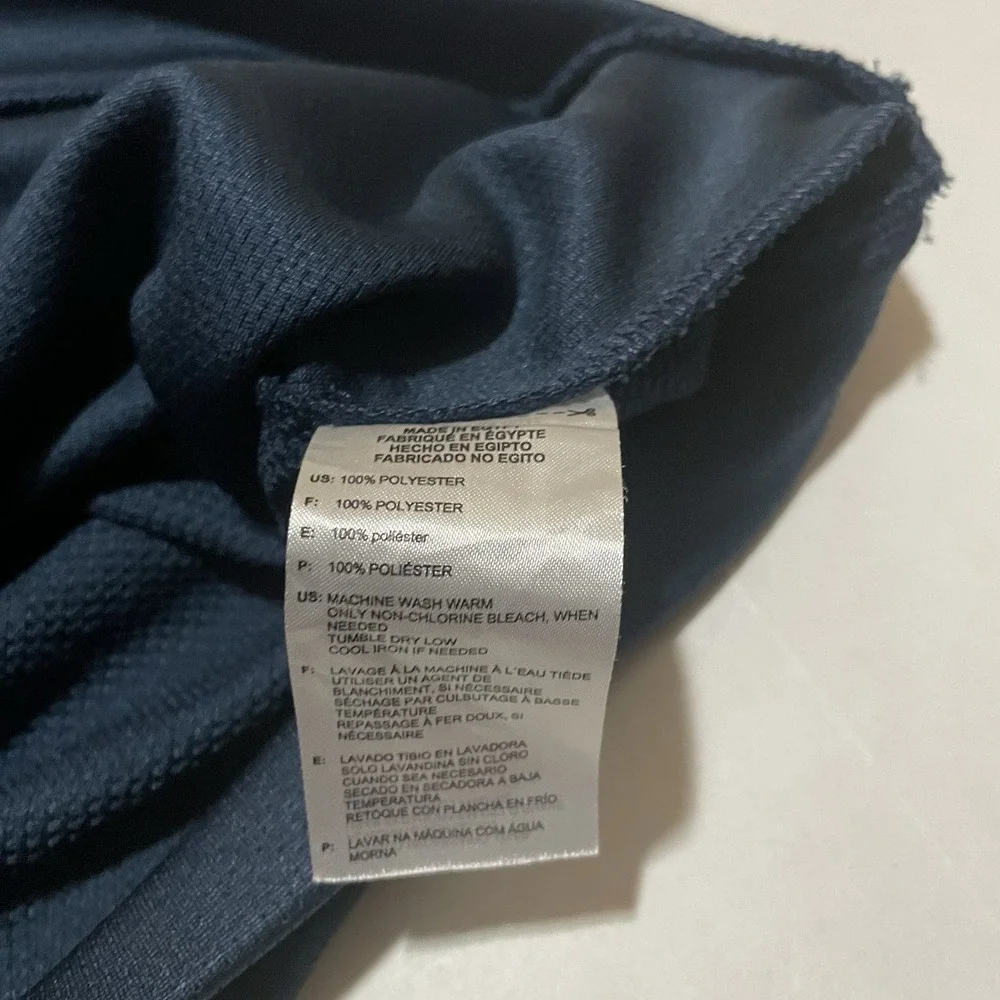 Adidas Jacket‎ Mens Size 2XL Blue Golf Athletic Sweater Outdoor 1/4 Zip Active